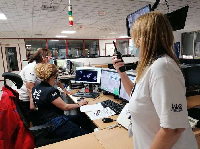 Imagen de archivo de una de las salas operativas del 1-1-2 / TA